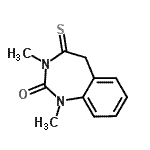 CAS#: 116465-71-5, 1,3-Dimethyl-4-Thioxo-1,3,4,5-Tetrahydro-2H-1,3-Benzodiazepin-2-One