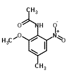 CAS#: 116496-81-2, N-(2-Methoxy-4-Methyl-6-Nitrophenyl)Acetamide
