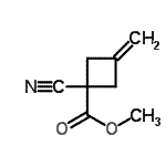 CAS 登录号：116546-99-7， 甲基1-氰基-3-亚甲基环丁烷羧酸酯