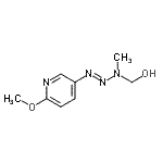 CAS#: 116548-39-1, [(2E)-3-(6-Methoxy-3-Pyridinyl)-1-Methyl-2-Triazen-1-Yl]Methanol
