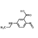 CAS 登录号：116548-70-0， 5-(乙基氨基)-2-亚硝基苯甲酸
