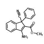 CAS#: 116617-18-6, Methyl 3-Amino-1-Cyano-1-Phenyl-1H-Indene-2-Carboxylate