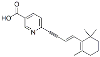 CAS 登录号：116627-76-0， 6-(4-(2,6,6-三甲基-1-环己烯-1-基)-3-丁烯-1-炔基)-3-吡啶羧酸