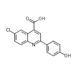 CAS#: 116734-19-1, 6-Chloro-2-(4-Hydroxyphenyl)-4-Quinolinecarboxylic Acid