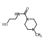 CAS#: 116818-76-9, N-(2-Hydroxyethyl)-4-Methyl-1-Piperazinecarboxamide
