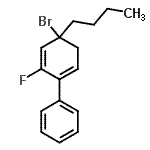 CAS#: 116831-34-6, (4-Bromo-4-Butyl-6-Fluoro-1,5-Cyclohexadien-1-Yl)Benzene