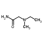 CAS 登录号：116833-20-6， N<sup>2</sup>-乙基-N<sup>2</sup>-甲基甘氨酰胺