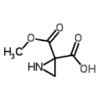 CAS#: 116850-90-9, 2-(Methoxycarbonyl)-2-Aziridinecarboxylic Acid