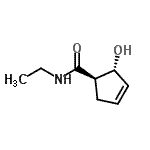 CAS#: 116856-36-1, (1R,2R)-N-Ethyl-2-Hydroxy-3-Cyclopentene-1-Carboxamide
