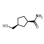 CAS#: 116940-85-3, (1R,3S)-3-(Hydroxymethyl)Cyclopentanecarboxamide
