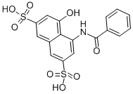 CAS#: 117-46-4, 4-(Benzoylamino)-5-Hydroxy-2,7-Naphthalenedisulfonicacid