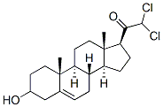 CAS#: 117038-60-5, 2,2-Dichloro-1-[(3S,8S,9S,10R,13S,14S,17S)-3-Hydroxy-10,13-Dimethyl-2,3,4,7,8,9,11,12,14,15,16,17-Dodecahydro-1H-Cyclopenta[a]Phenanthren-17-Yl]Ethanone