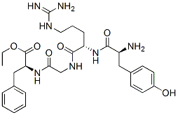 CAS#: 117062-52-9, Ethyl (2S)-2-[[2-[[(2R)-2-[[(2S)-2-Amino-3-(4-Hydroxyphenyl)Propanoyl]Amino]-5-(Diaminomethylideneamino)Pentanoyl]Amino]Acetyl]Amino]-3-Phenylpropanoate