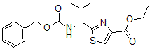 CAS#: 117076-27-4, Ethyl 2-[(1R)-2-Methyl-1-(Phenylmethoxycarbonylamino)Propyl]-1,3-Thiazole-4-Carboxylate