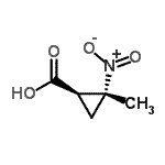 CAS#: 117078-04-3, (1R,2R)-2-Methyl-2-Nitrocyclopropanecarboxylic Acid