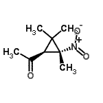 CAS 登录号：117078-09-8， 1-[(1S,3R)-2,2,3-三甲基-3-硝基环丙基]乙酮