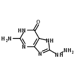 CAS#: 117086-97-2, 2-Amino-8-Hydrazino-1,7-Dihydro-6H-Purin-6-One