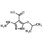 CAS#: 117173-96-3, 3-Hydrazino-5-Isopropoxy-1H-Pyrazole-4-Carboxylic Acid