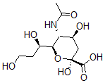 CAS 登录号:117247-24-2, N-乙酰基-8-脱氧神经氨酸