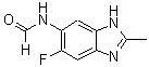 CAS 登录号：117275-70-4， N-(5-氟-2-甲基-1H-苯并咪唑-6-基)甲酰胺