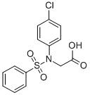CAS 登录号：117309-41-8， 2-[4-氯(苯磺酰基)苯胺基]乙酸
