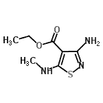 CAS#: 117377-37-4, Ethyl 3-Amino-5-(Methylamino)-1,2-Thiazole-4-Carboxylate