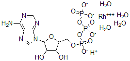 CAS#: 117405-91-1, Bidentate Tetraaquarhodium Adenosine 5'-Triphosphate Complex