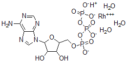 CAS 登录号：117405-93-3， 三齿配位的三水合铑-腺苷5'-三磷酸酯络合物