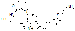 CAS 登录号:117490-45-6, 26-(2'-氨基乙基硫基)四氢杀鱼菌素A-2