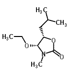 CAS#: 117508-51-7, (4R,5S)-4-Ethoxy-5-Isobutyl-3-Methyl-1,3-Oxazolidin-2-One