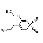 CAS 登录号：117615-77-7， 6-乙氧基-5-丙基-2,2(3H)-吡啶二甲腈