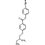CAS 登录号：117709-26-9， 4-氰基苯基4-(2-甲基丁氧基)苯甲酸酯