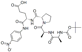 CAS#: 117722-95-9, Tert-Butoxycarbonyl-Alanyl-Alanyl-Prolyl-Glutamyl-4-Nitroanilide