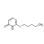 CAS#: 117765-17-0, 6-(Pentylsulfanyl)-2(1H)-Pyridinone