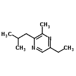 CAS#: 117783-42-3, 5-Ethyl-2-Isobutyl-3-Methylpyrazine