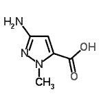 CAS#: 117860-54-5, 3-Amino-1-Methyl-1H-Pyrazole-5-Carboxylic Acid