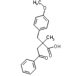 CAS 登录号：118024-43-4， 2-(4-甲氧基苄基)-2-甲基-4-氧代-4-苯基丁酸