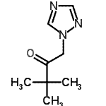 CAS 登录号：118089-57-9， 3,3-二甲基-1-(1H-1,2,4-三唑-1-基)-2-丁酮