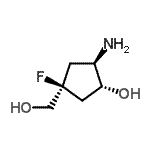 CAS#: 118189-49-4, (1R,2R,4S)-2-Amino-4-Fluoro-4-(Hydroxymethyl)Cyclopentanol