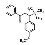 CAS#: 118356-61-9, 3-(4-Methoxyphenyl)-1-Phenyl-3-(Trimethylsilyl)-1-Propanone