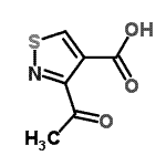CAS#: 118739-39-2, 3-Acetyl-1,2-Thiazole-4-Carboxylic Acid
