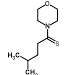 CAS 登录号：118745-61-2， 4-甲基-1-(4-吗啉基)-1-戊烷硫酮
