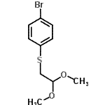 CAS#: 118780-12-4, 1-Bromo-4-[(2,2-Dimethoxyethyl)Sulfanyl]Benzene