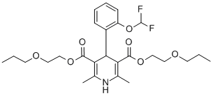 CAS#: 118790-71-9, 2,6-Dimethyl-3,5-Bis(2'-Propoxyethoxycarbonyl)-4-(2''-Difluoromethoxyphenyl)-1,4-Dihydropyridine