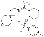 CAS#: 118845-97-9, N'-[2-(4-Methylmorpholin-4-ium-4-yl)ethyl]cyclohexanecarboximidamide 4-methylbenzenesulfonate