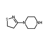 CAS#: 118879-86-0, 1-(4,5-Dihydro-1,2-Thiazol-3-Yl)Piperazine