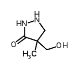 CAS 登录号：118943-02-5， 4-(羟基甲基)-4-甲基-3-吡唑烷酮