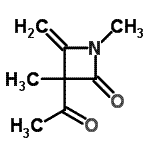 CAS#: 118987-40-9, 3-Acetyl-1,3-Dimethyl-4-Methylene-2-Azetidinone