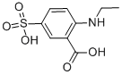 CAS 登录号：119-22-2， 2-乙基氨基-5-磺基苯甲酸