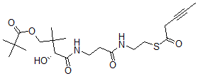 CAS#: 119072-37-6, 3-Pentynoyl-S-Pantetheine-11-Pivalate